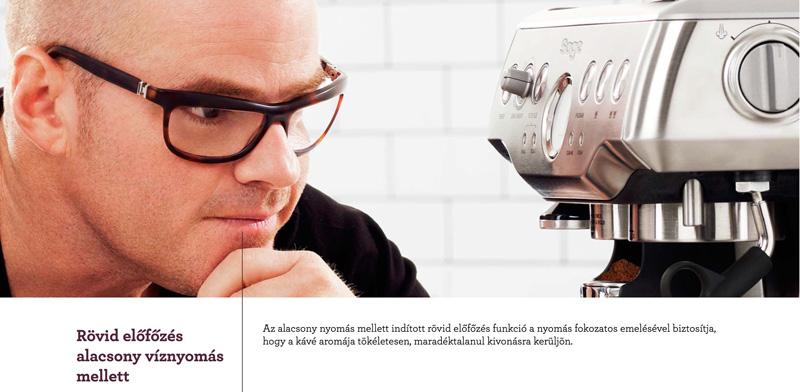 sage BES875 kavéfőző barista express 2